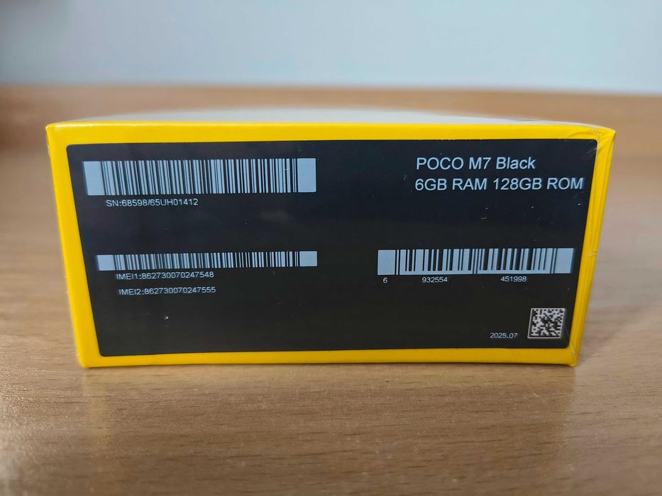Xiaomi Poco M7 6/128GB Nowy, zafoliowany, gwarancja