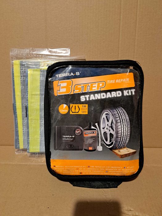 Kompresor samochodowy 12V - Zestaw naprawczy