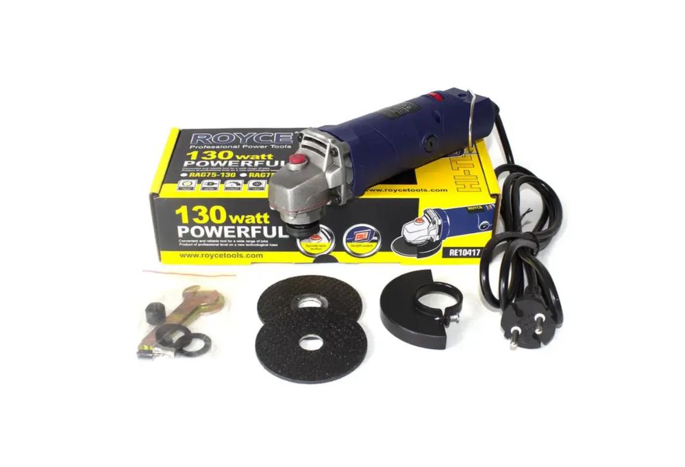 Міні болгарка+гравер Royce RAG75-130s, 15 000 об/хв / 220В