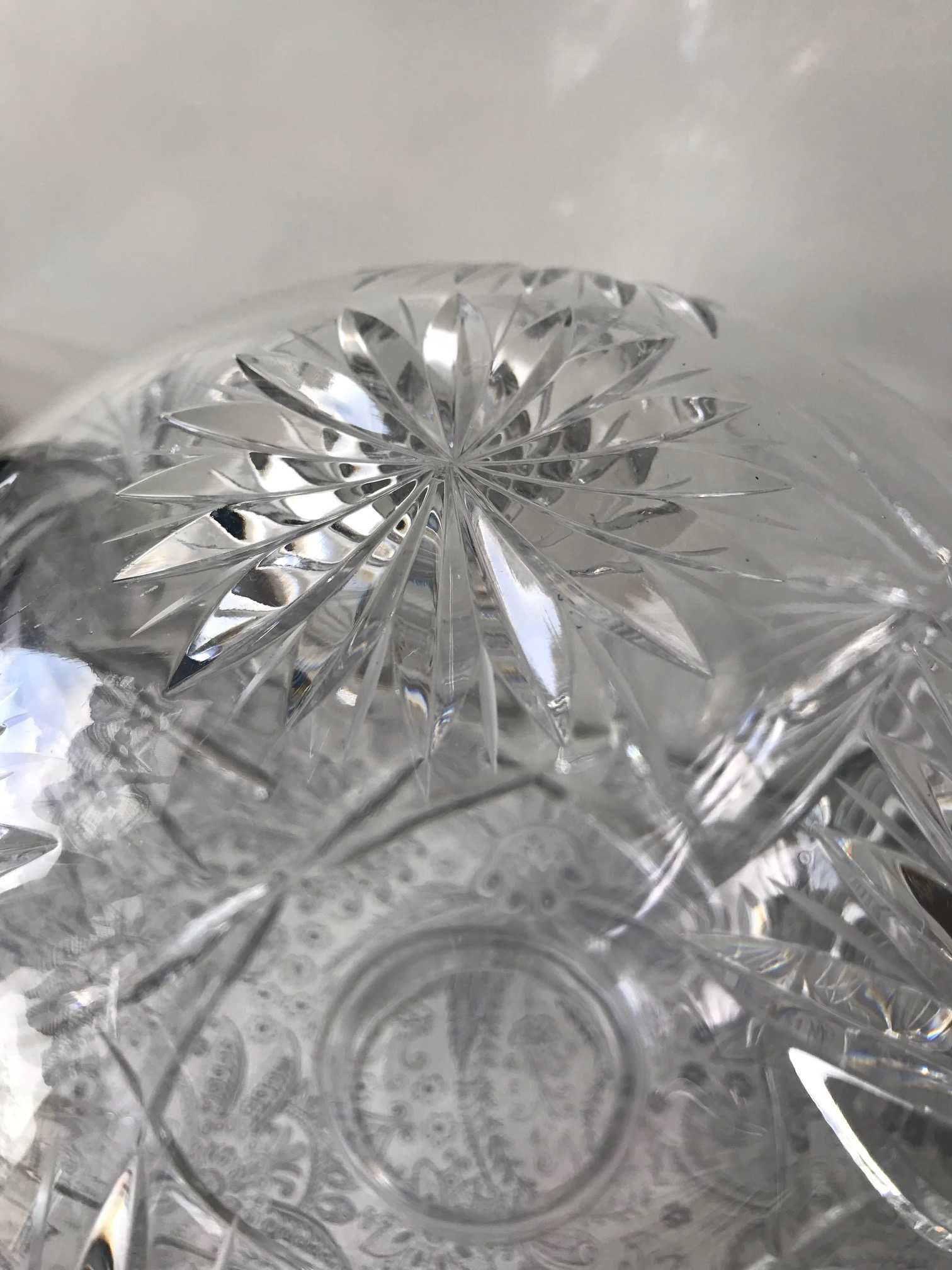 Kryształowa kula wazon naczynie pojemnik klasyczny wzór