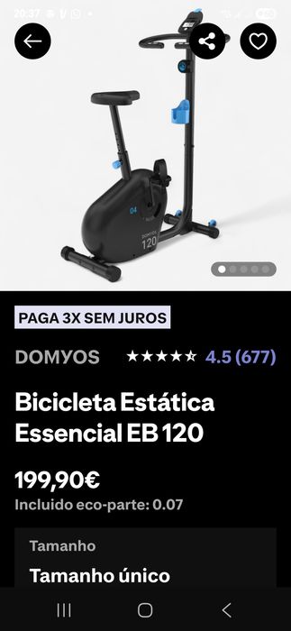 Bicicleta Estática Domyos EB120 (04)