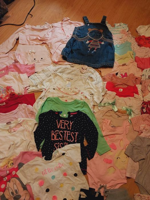 Mega duży zestaw ubranek dla dziewczynki