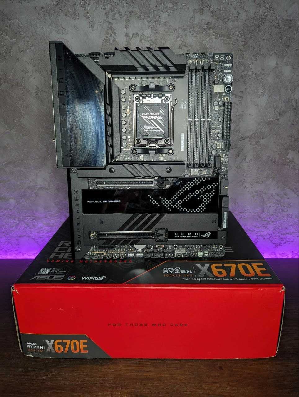 Asus Rog Crosshair X670E Hero (AM5) 7000-8000-9000 Серія AMD