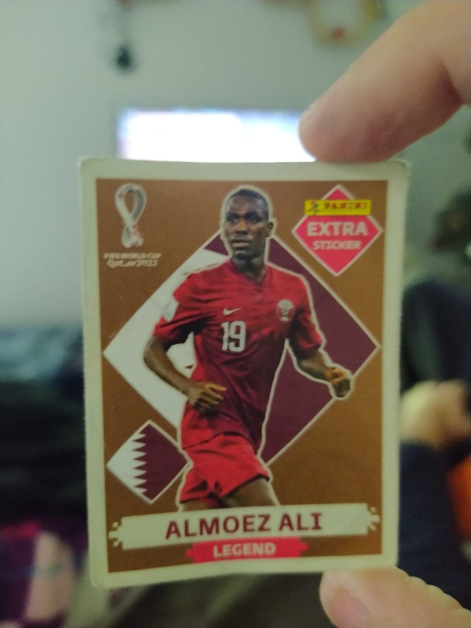 Cromo da copa Almoez Ali