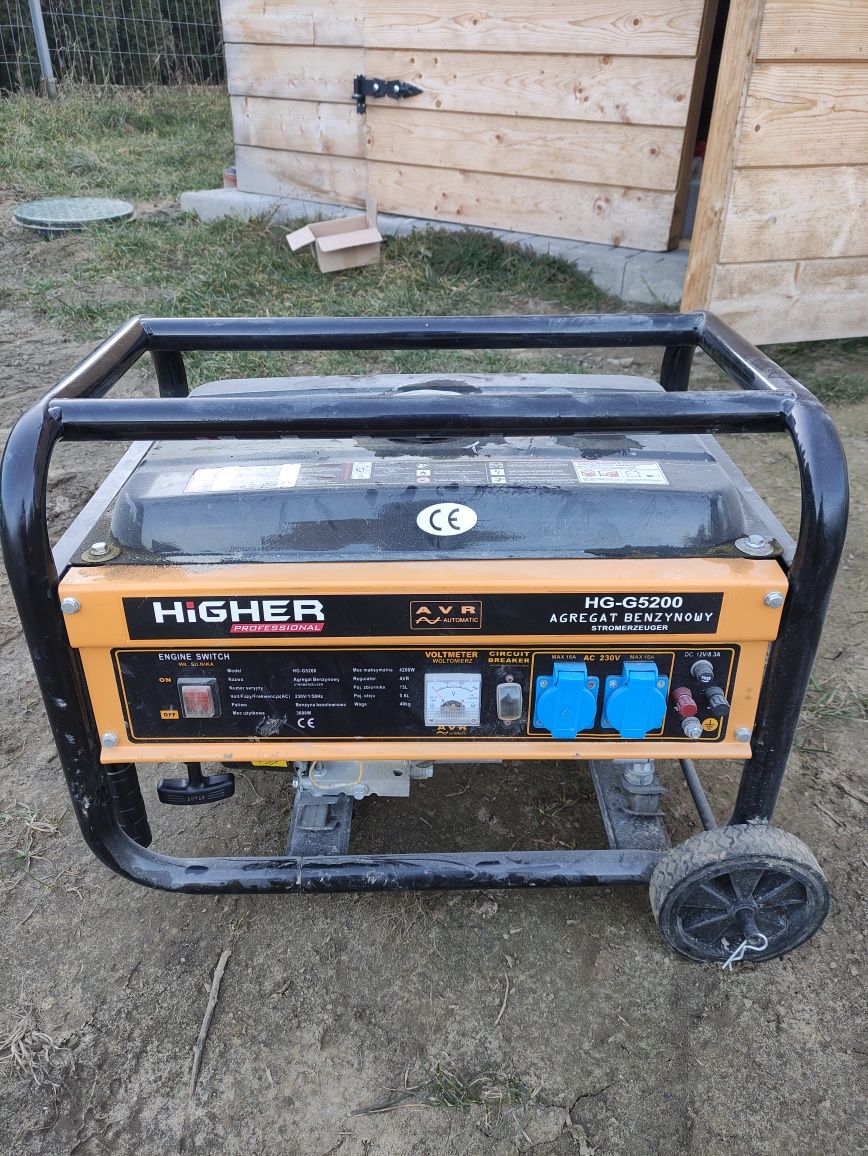 Agregat generator prądotwórczy HIGHER 4,2kW AVR