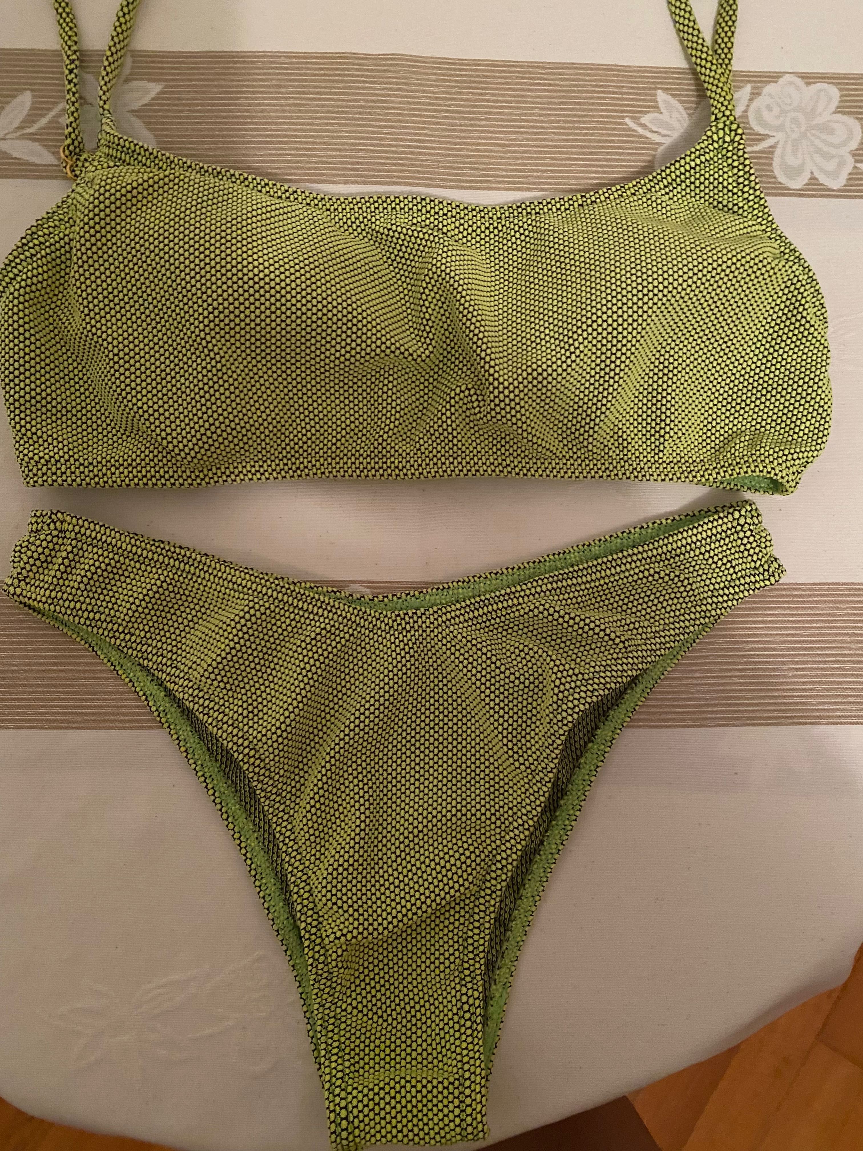 Bikini verde Florescente novo