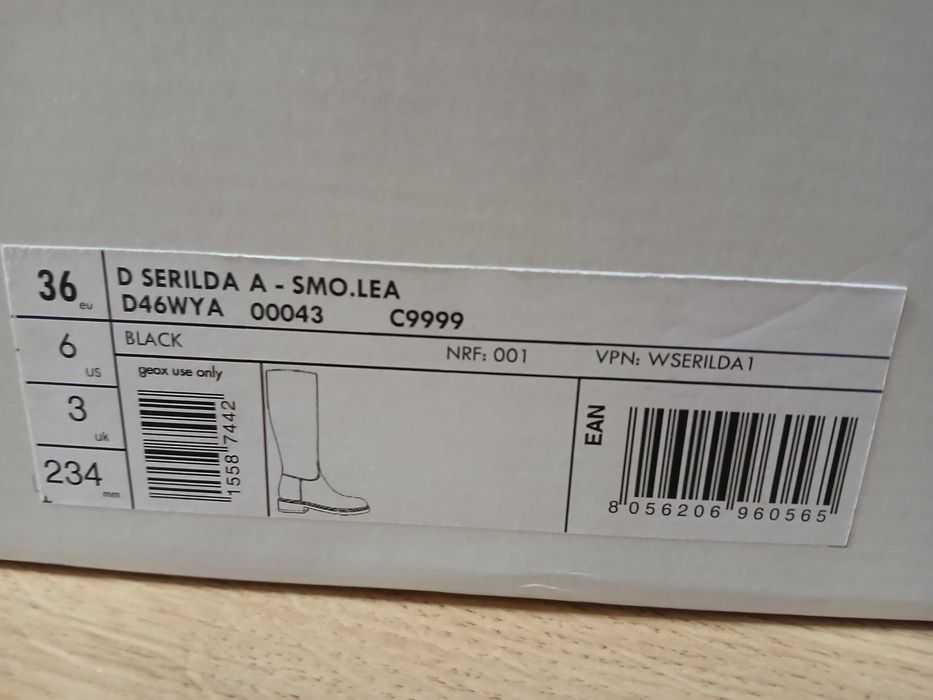 Новые женские сапоги Geox