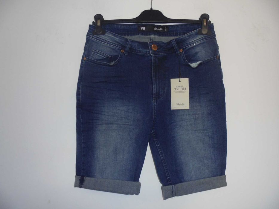 calção de homem em ganga novo com etiqueta