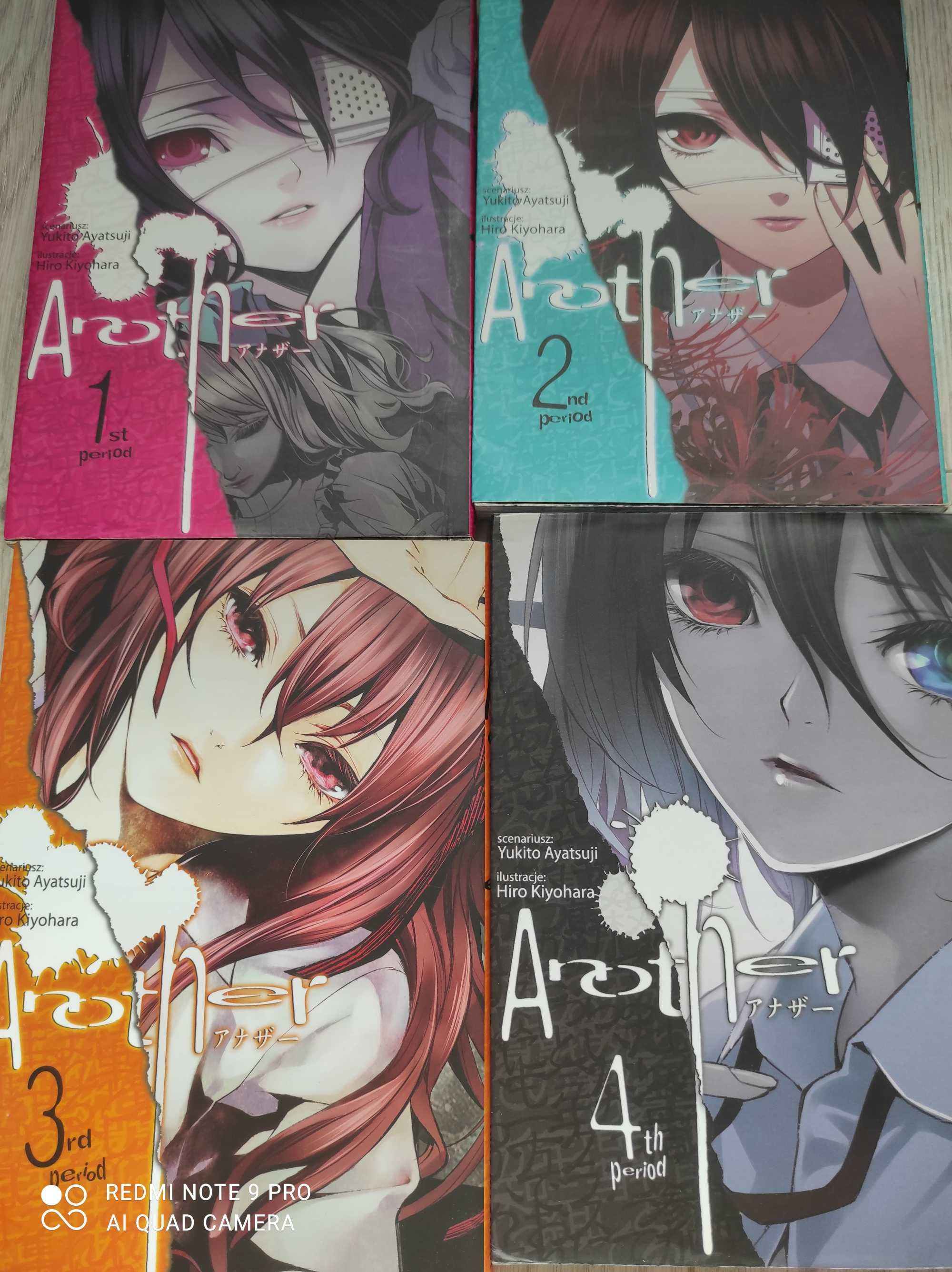 Manga Another, komplet 4 tomow, wszystkie razem