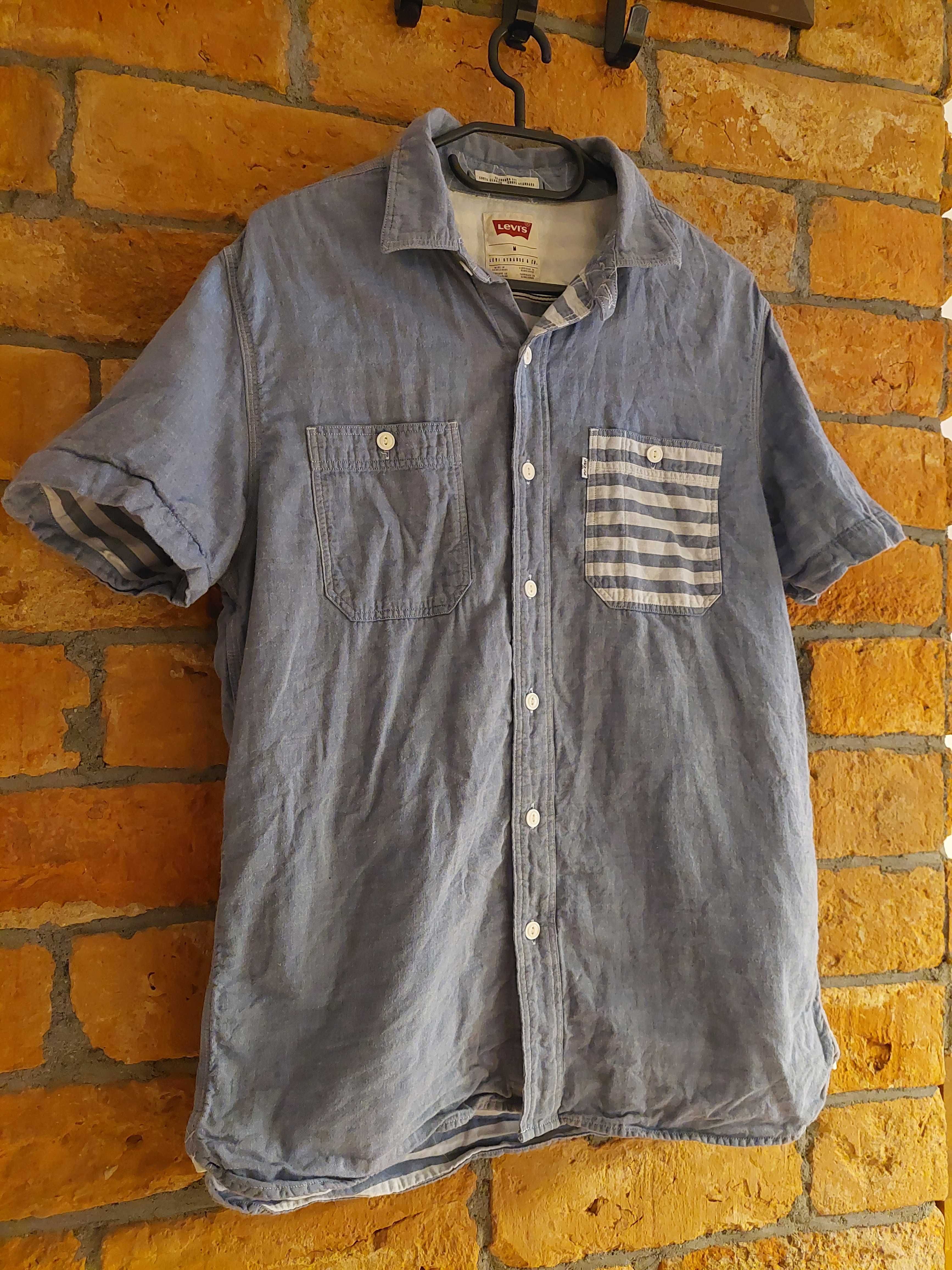 Koszula krótki rękaw Levi's Levi Strauss 100% bawełna orygi M jak Nowa