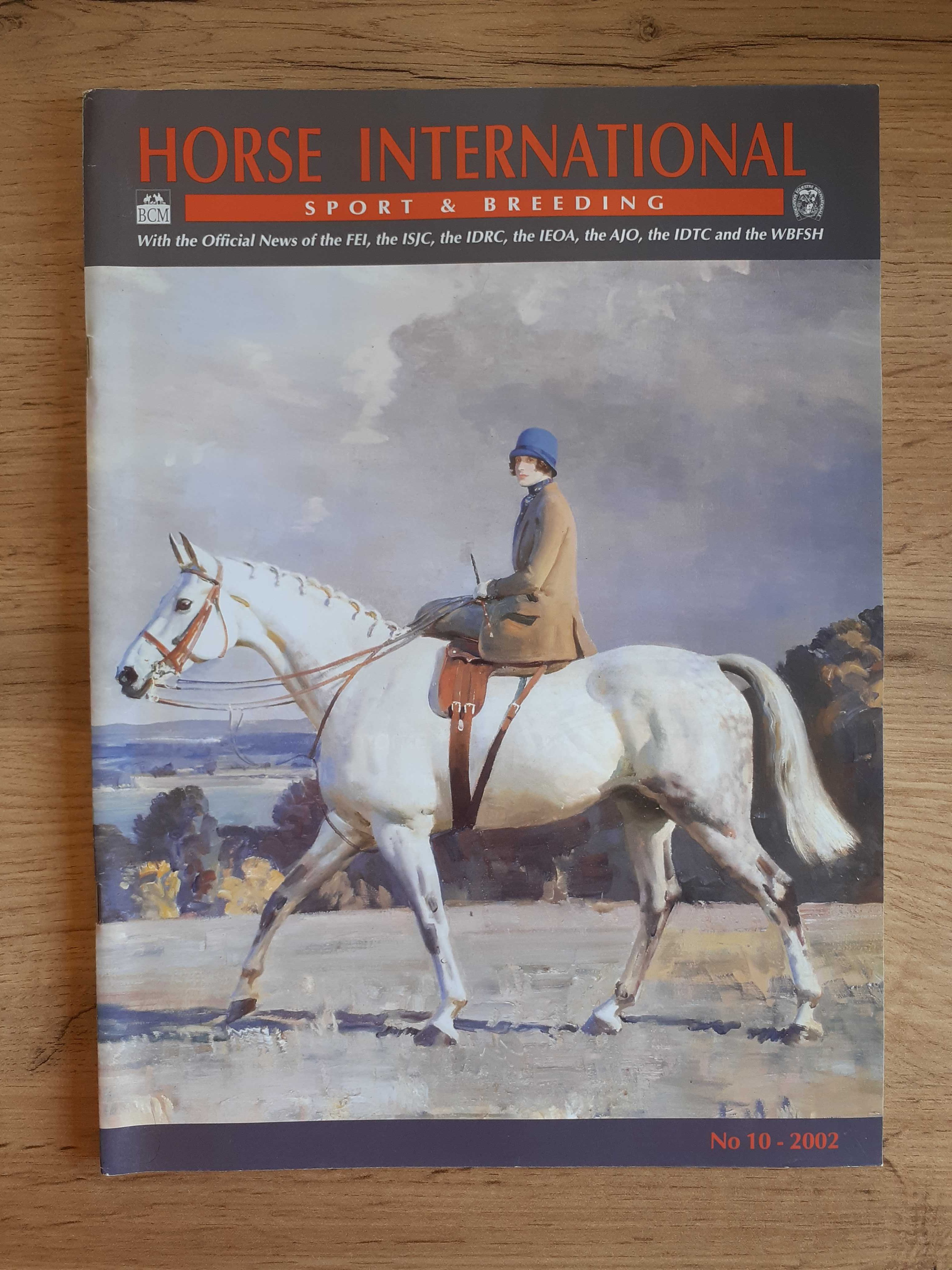 Horse International czasopismo jeździeckie, j.angielski. Konie, sport
