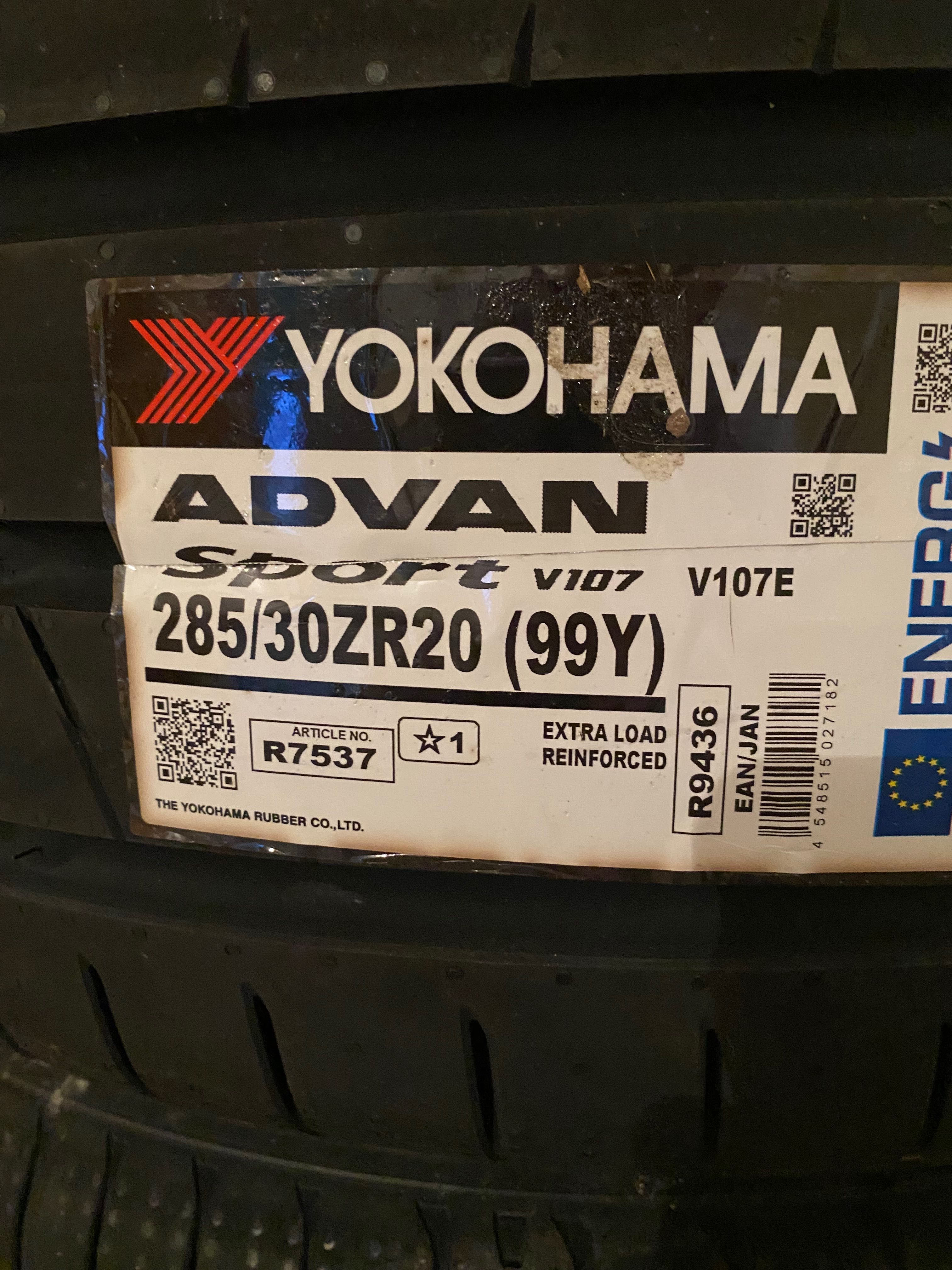 Komplet Opon Yokohama Advan Sport V107 275/35R19 285/30R20 BMW M3 M4