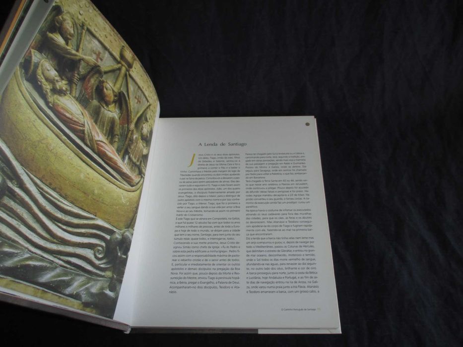 Livro O Caminho Português de Santiago Autografado