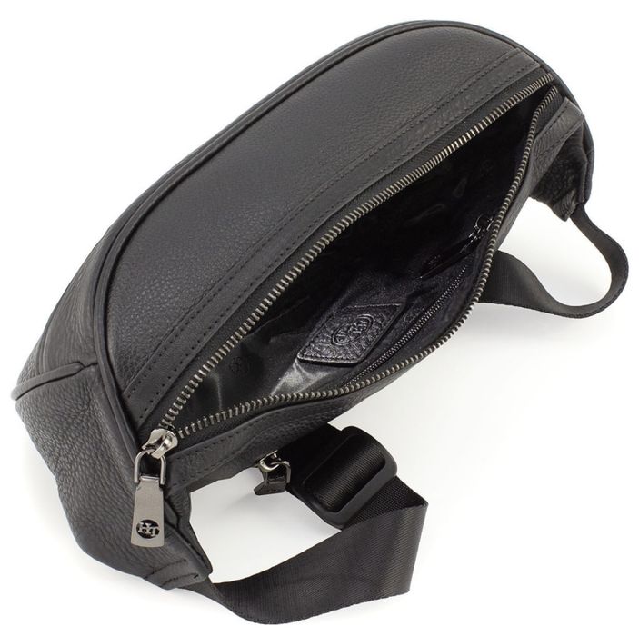 HT Leather бананка Чоловіча сумка га пояс Поясная сумка кожаная больша