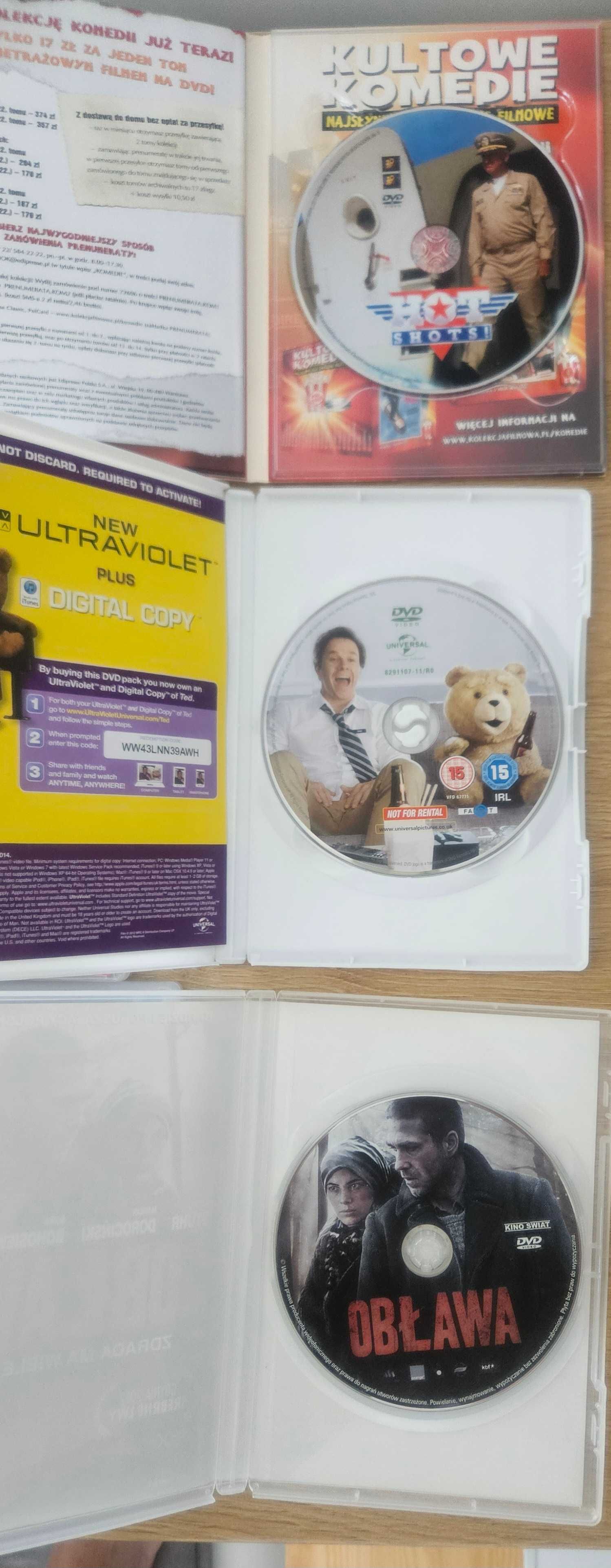 Płyty z filmami dvd zestaw 12 szt.