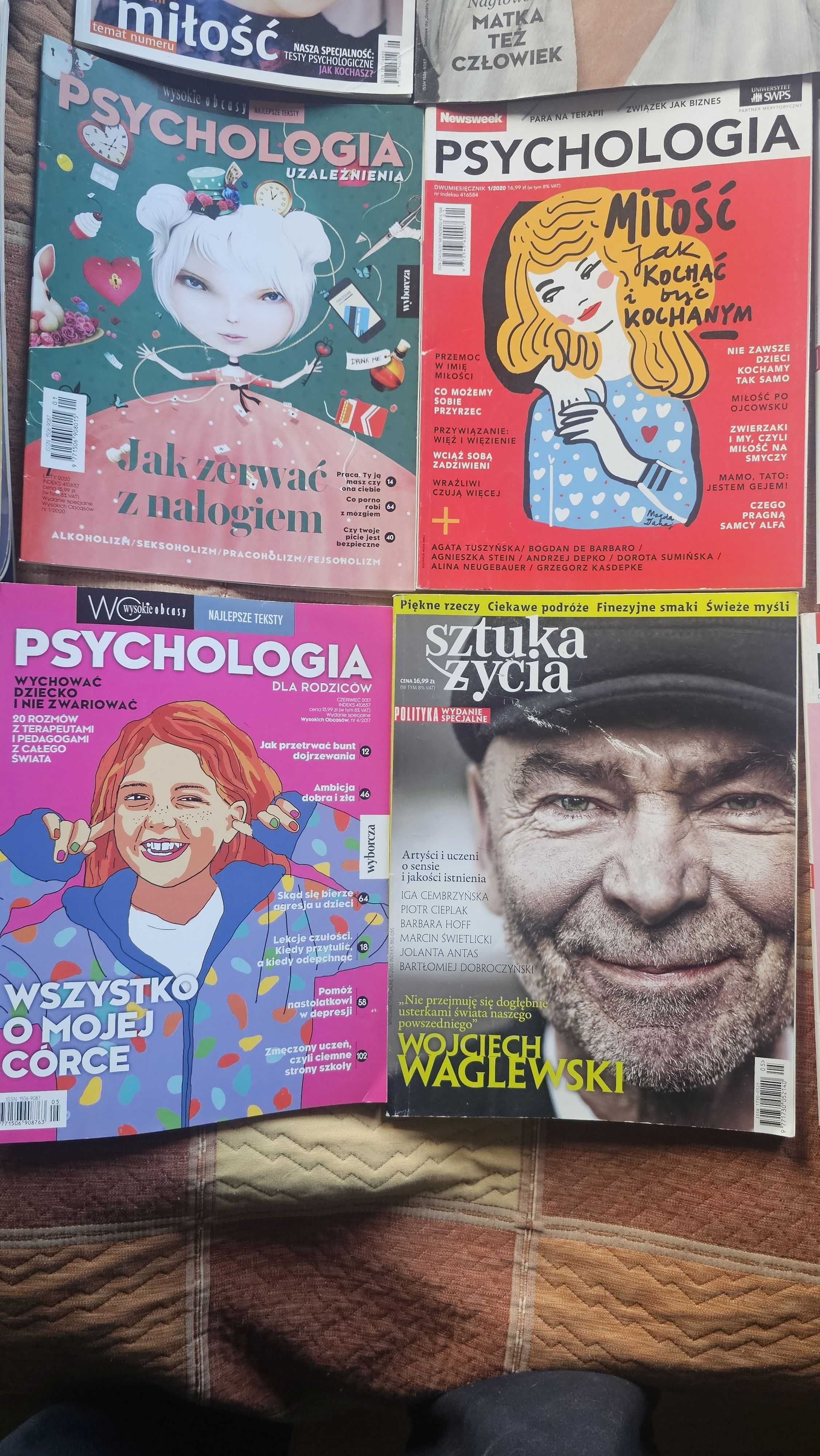 A4 zestaw 14 czasopism Psychologia Charaktery i inne