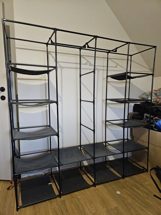 Szafa na ubrania, buty garderoba materiałowa