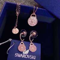 Кулон та сережки Swarovski