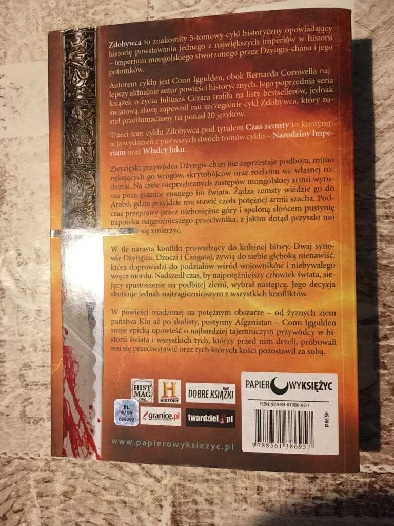 Czas zemsty Cykl Zdobywca Tom 3 Conn Iggulden