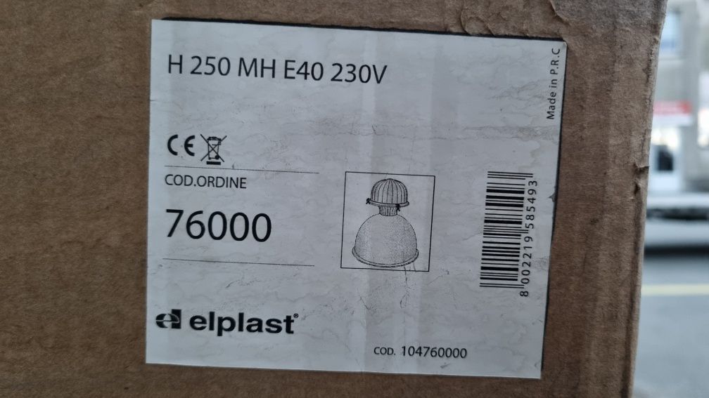 Klosz lampy Highbay 250  - 400 Elplast 76000