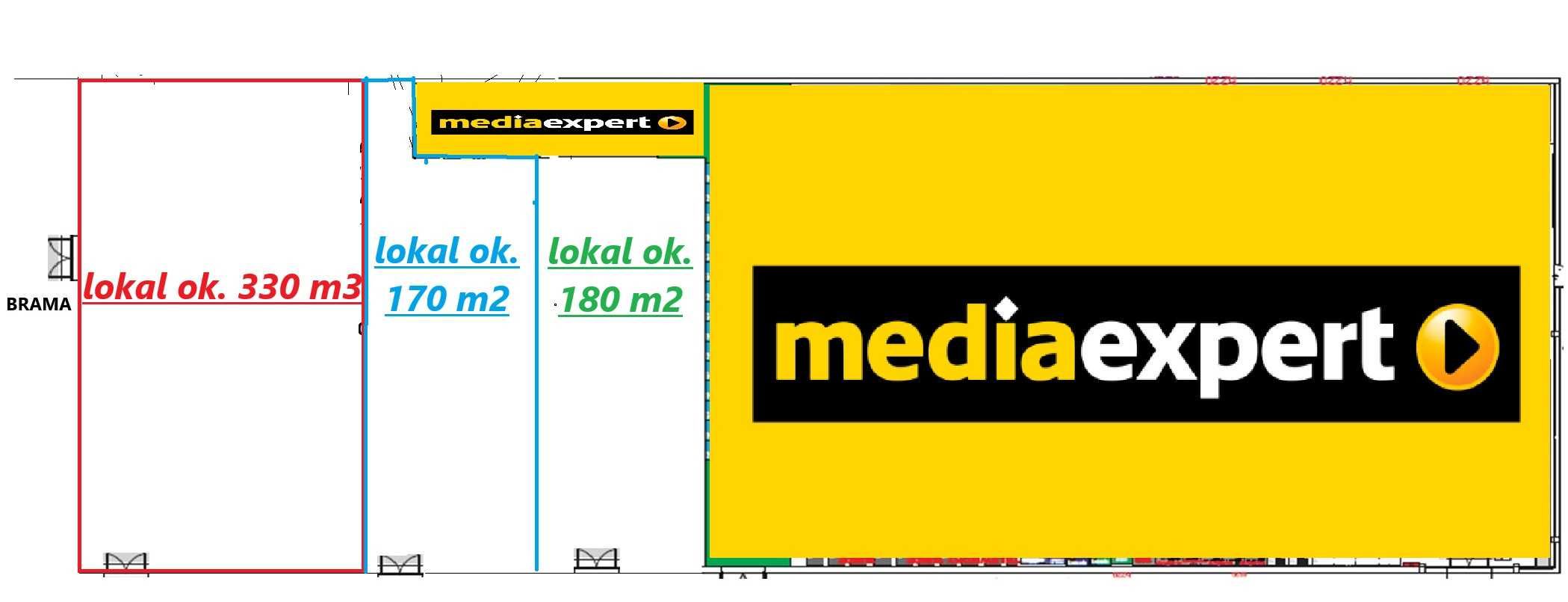 Sanok lokale do wynajęcia 330 - 180 -170 m2