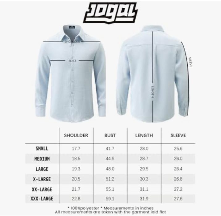 JOGAL męska koszula M – regular fit, długi rękaw