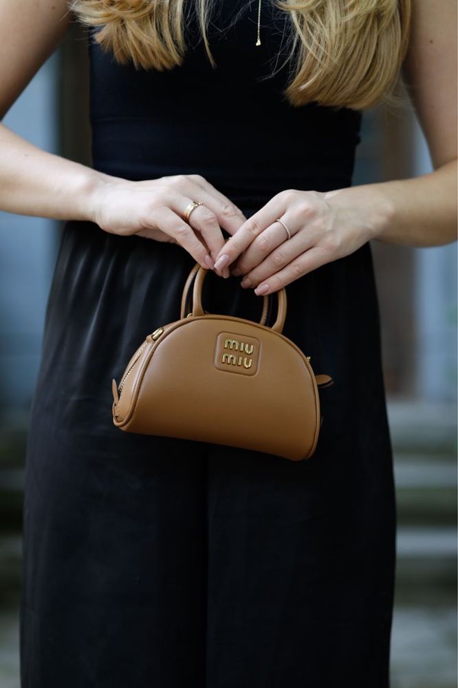 Torebka Miu Miu Top-Handle Bag Brown