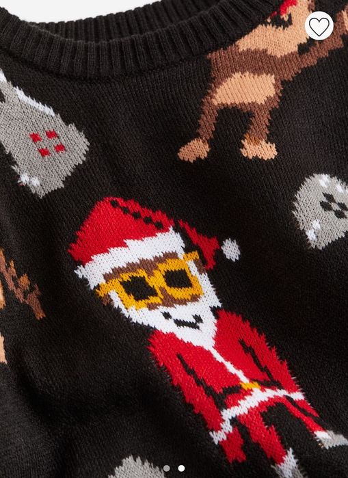 Nowy Sweter Mikołaj Święta H&M 146/152