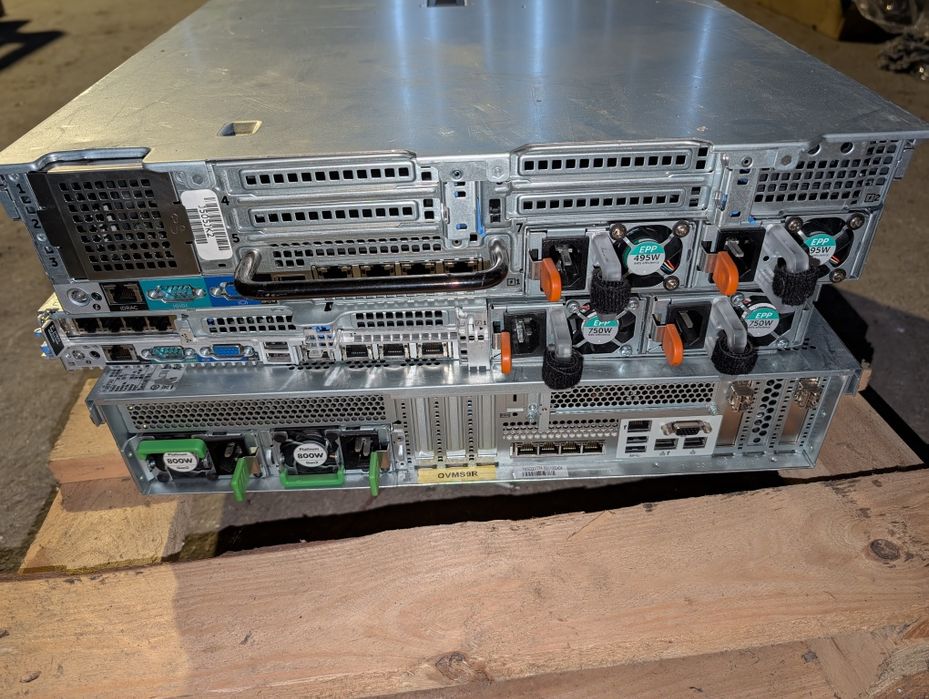 3x serwer Dell R640 Dell R730 Fujitsu Primery RX2540 m5