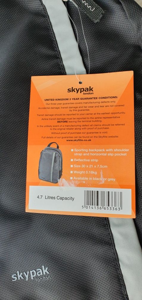 Plecak micro collection Skypak London sky pak