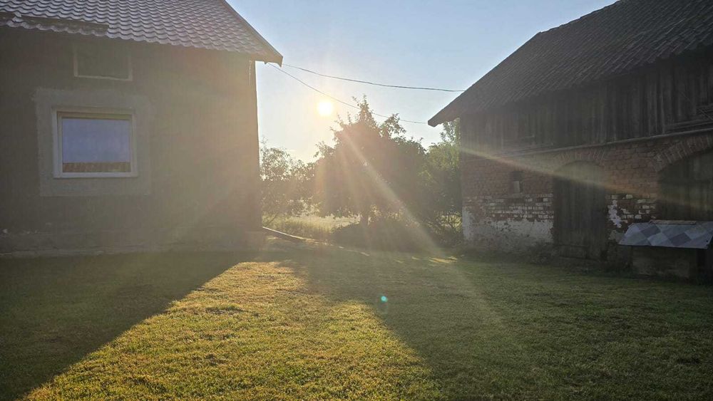 Siedlisko pod lasem w malowniczej okolicy