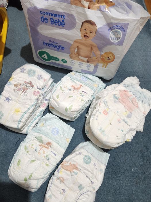 Fraldas bebé kit