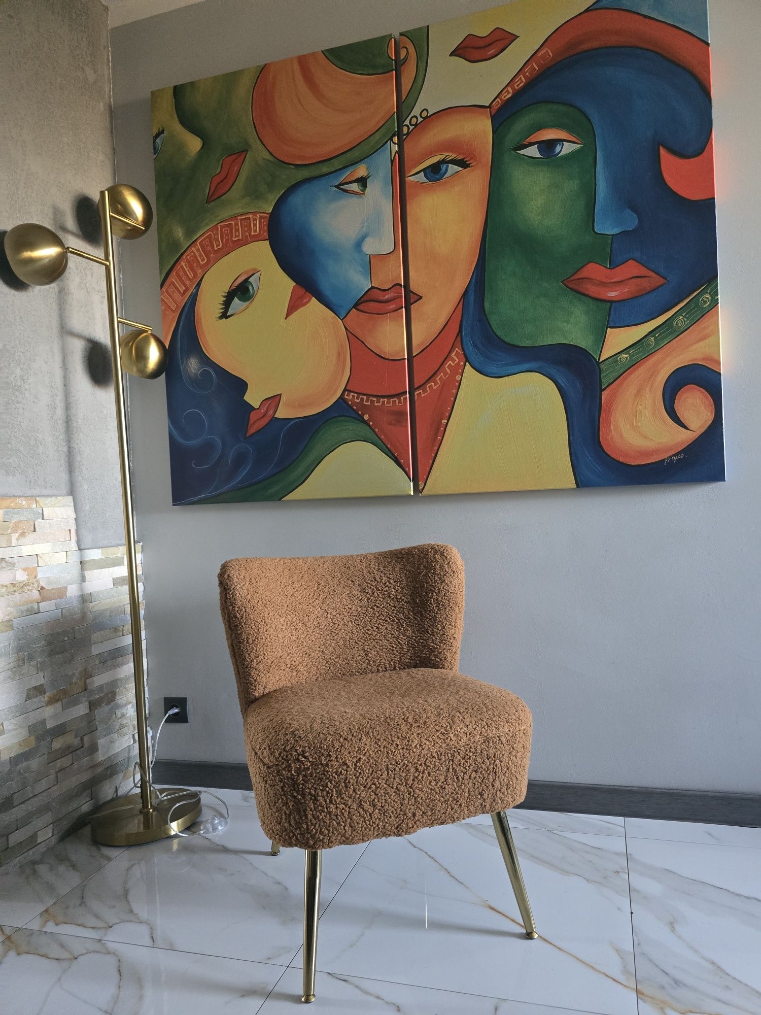 Fotel krzesło loft stylowy