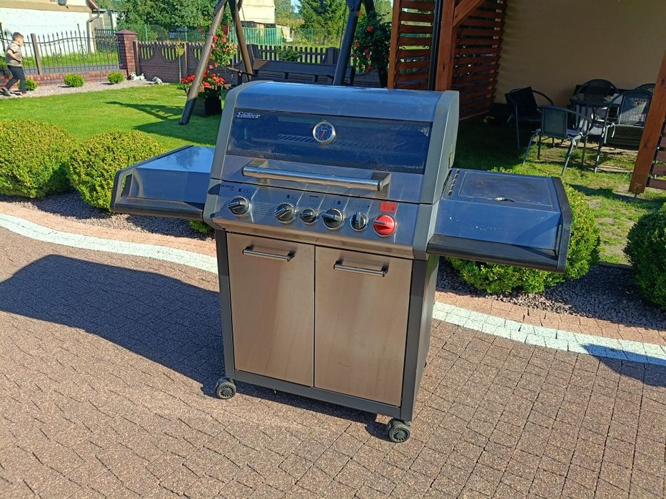 Grill gazowy tanio duży żeliwo