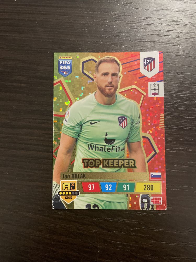 Karta piłkarska FIFA 365 -Jan Oblak