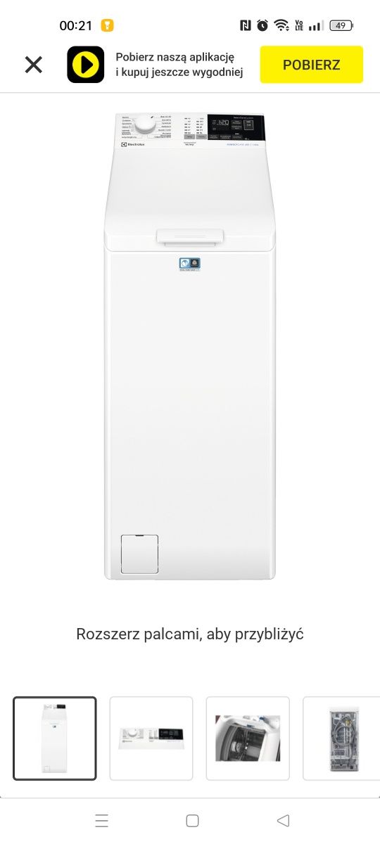 Sprzedam pralkę Electrolux