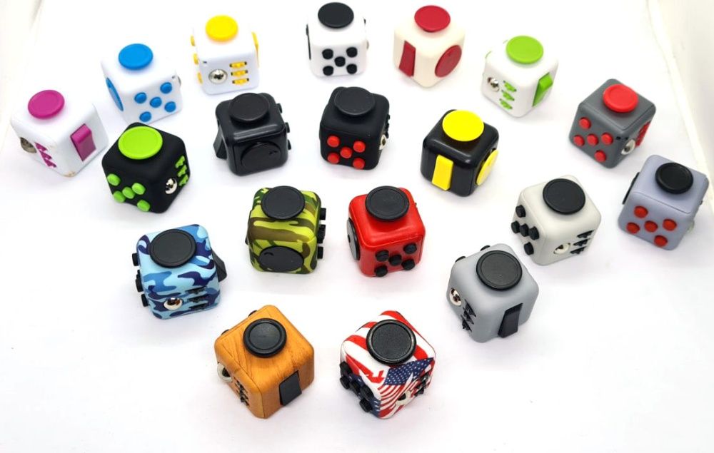 Фиджет-кубик 3.3х3.3х3.3 см Fidget Cube mini Антистресс спиннер куб