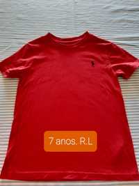 T-shirt Ralph Lauren, Gap  7anos