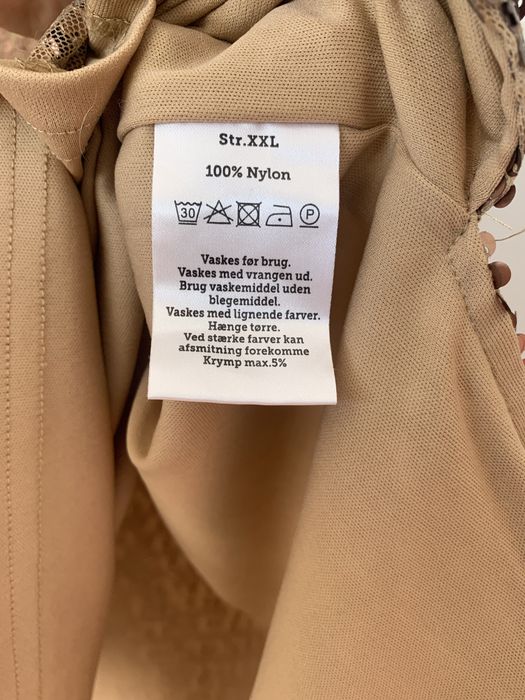 Spodnica cekinowa midi xxl