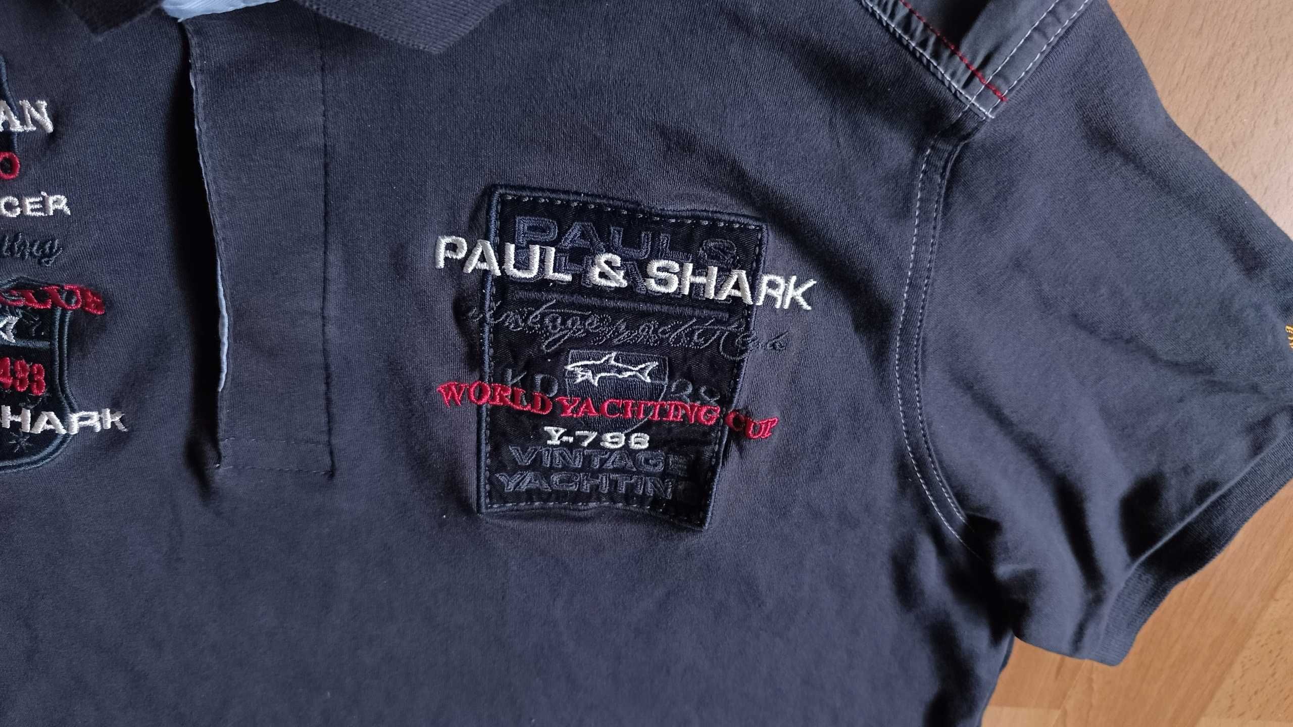 męska koszulka polo PAUL&SHARK r.XL stan bardzo dobry