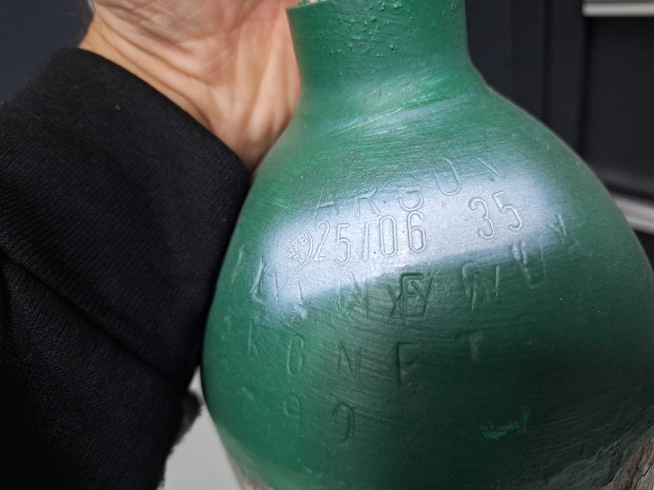 Butla Argon 8kg legalizacja 2035 UN 1006