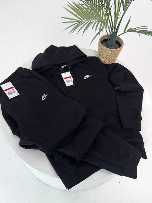 Мужской зимний спортивный костюм Nike на флисе