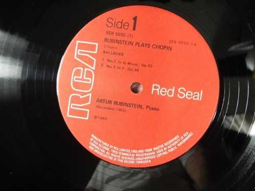 Artur Rubinstein Chopin 12 LP box