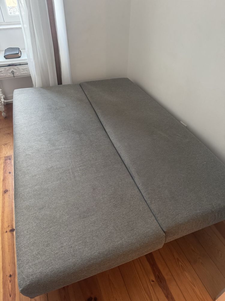 Sofa 3 lugares cinzento