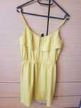 Sukienka limonkowa h&m