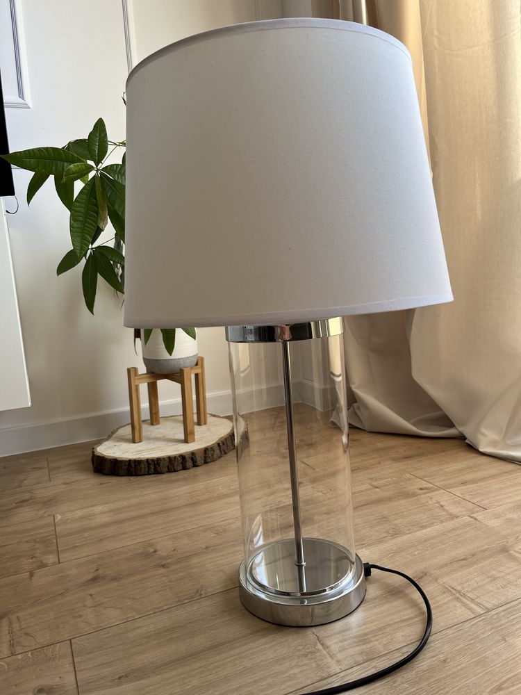 Lampa home&you z bialym kloszem