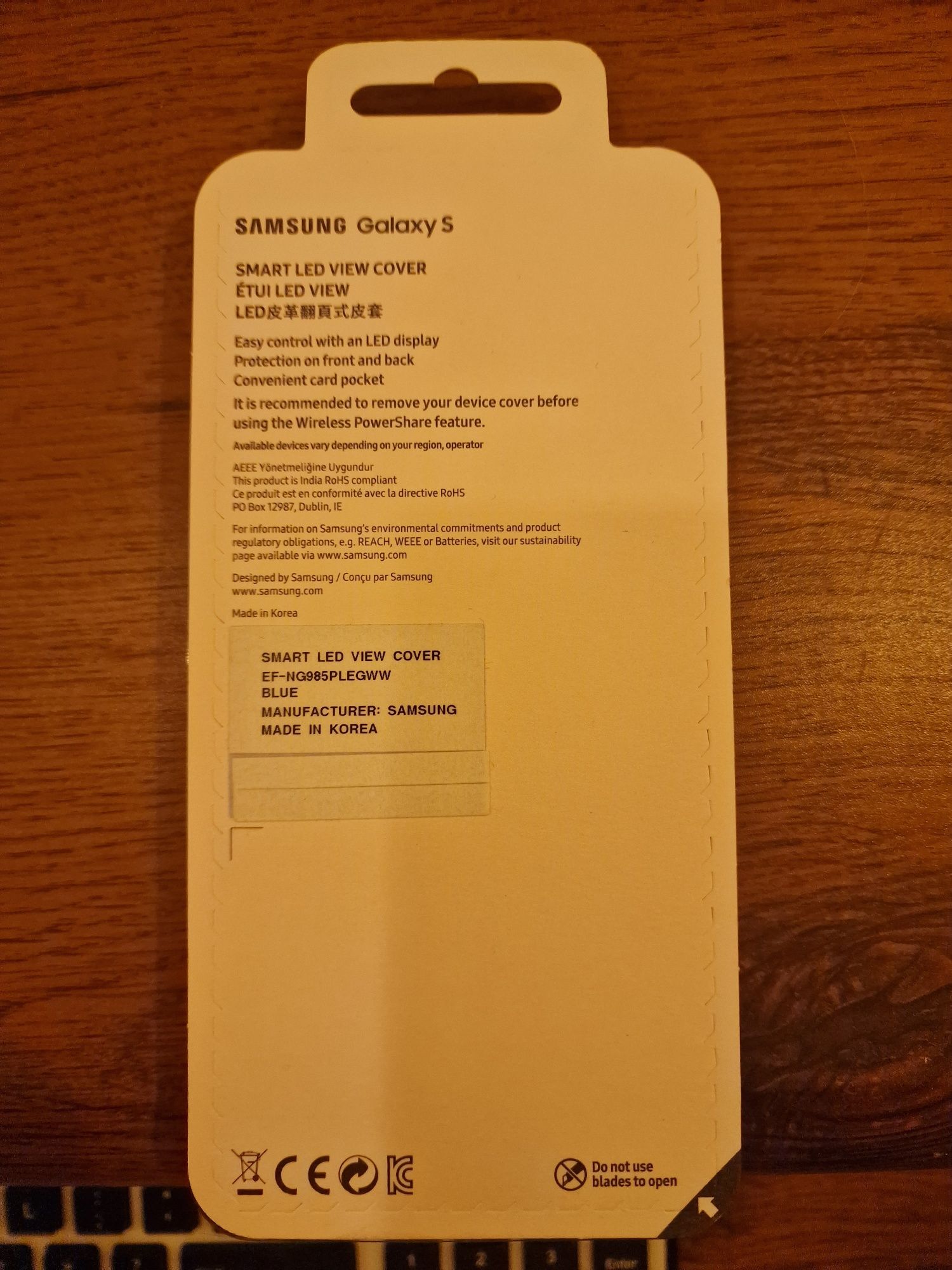 Etui Aktywne LED View Cover do Samsung Galaxy S21+ Plus Nowe Smart