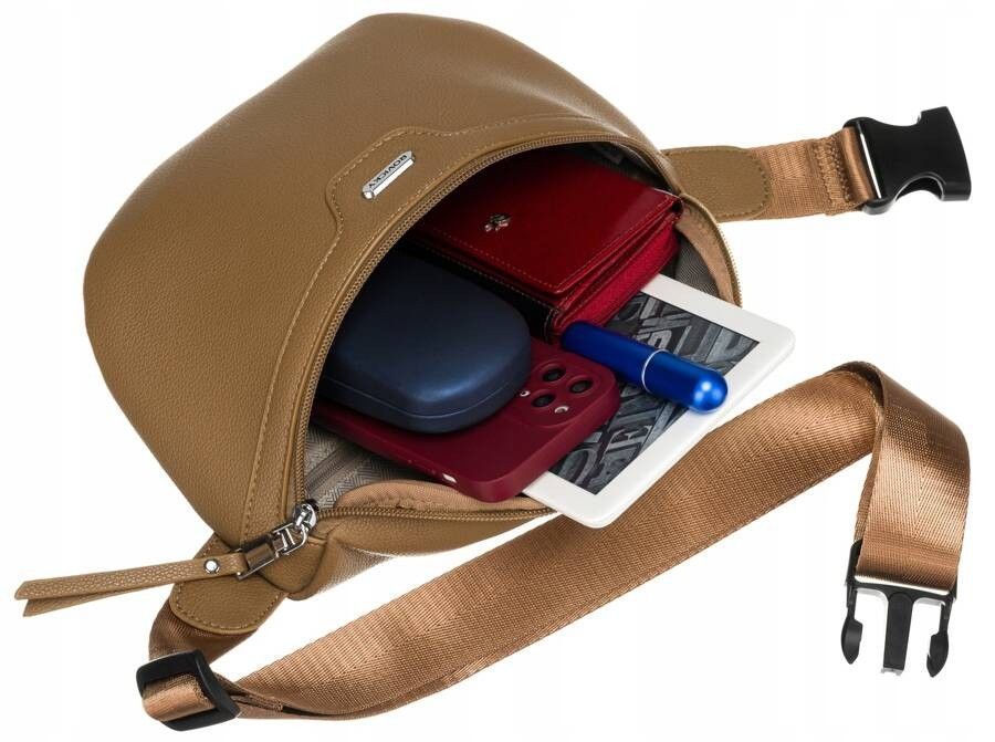 elegancka saszetka damska ze skóry ekologicznej - rovicky