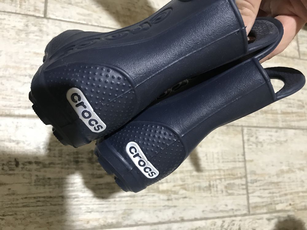 Чоботи гумаки дитячі crocs C6 Крокс 23р 13см як нові