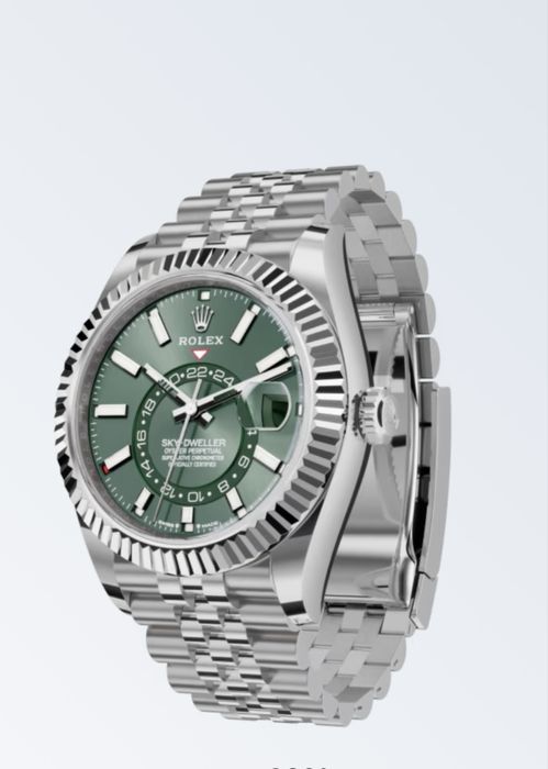 Rolex Sky-Dweller 336934 2024 року Mint Green золото/сталь ОБМІН